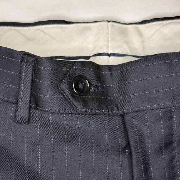 Boggi Milano 2-Piece Suit Size 46 Jacket & Pants (Adjustable Hem)